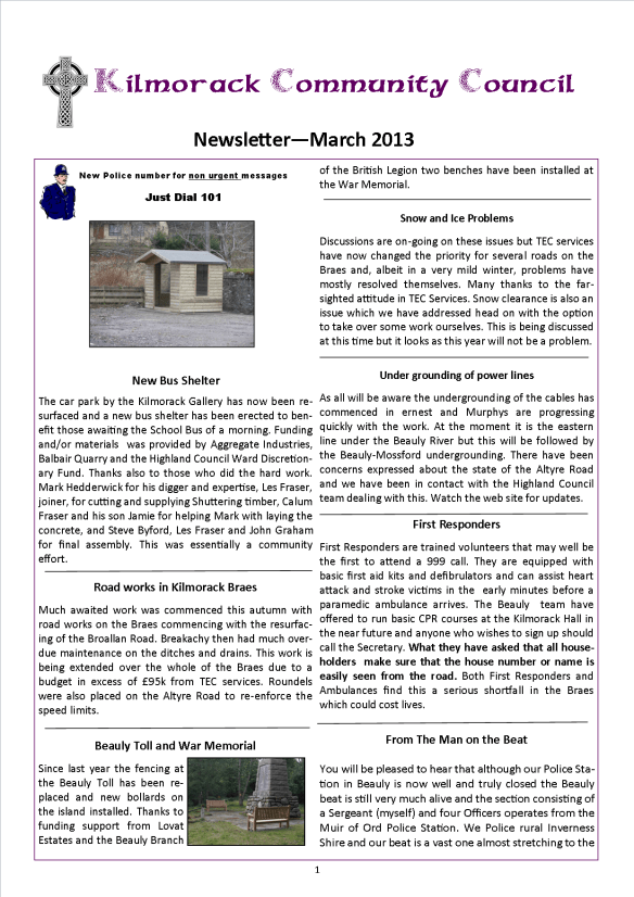 KCC Newsletter